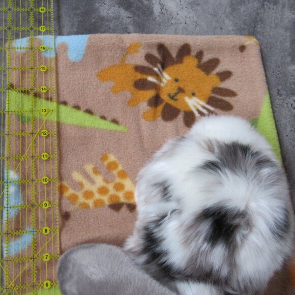 Baby blanket Fleece Jungle Safari Animals nap blanketlion alligator 2 layer soft - Picture 3 of 5